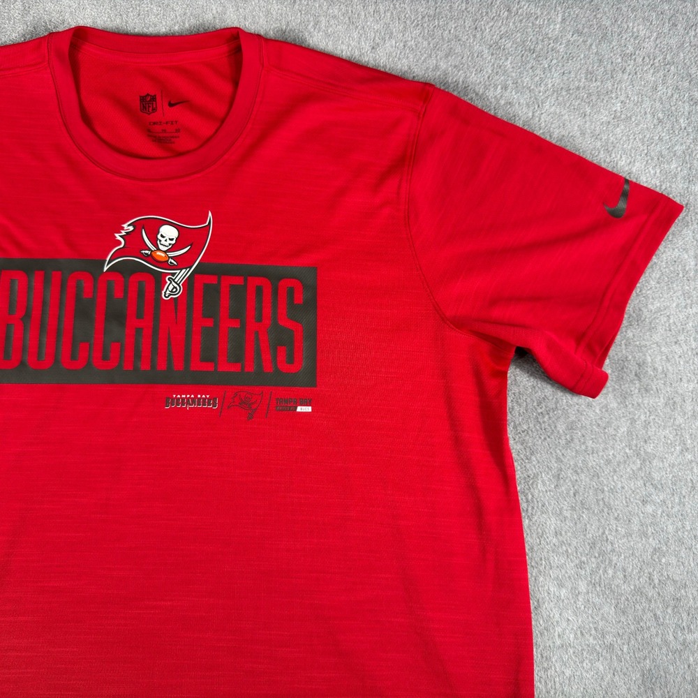 Tampa Bay Buccaneers Nike Dri Fit Mens XL Red Short Sleeve